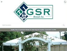 Tablet Screenshot of gsrrentals.com